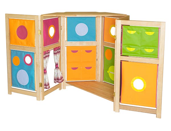 théatre de jeux enfant en bois