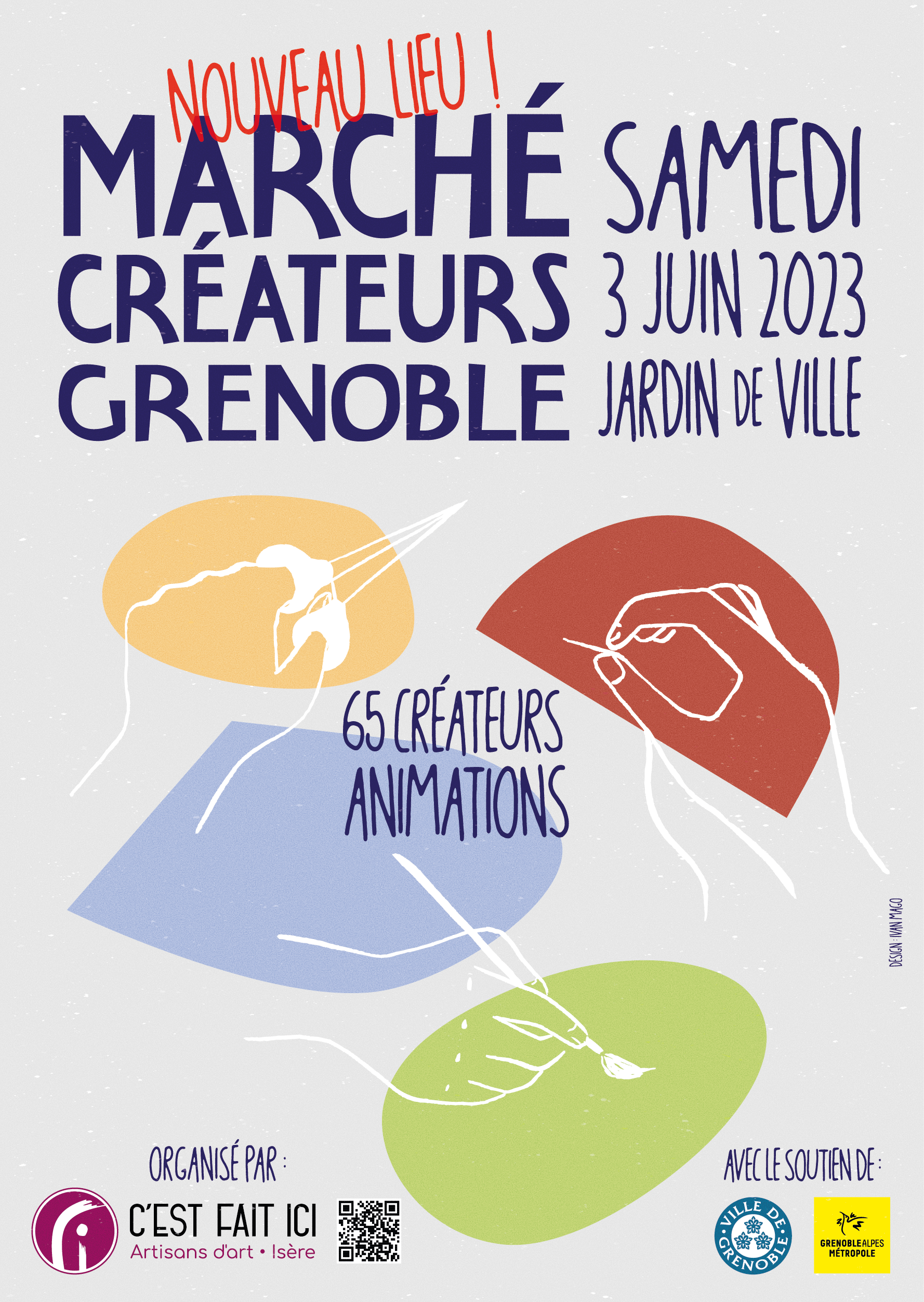 Marché créateurs Grenoble