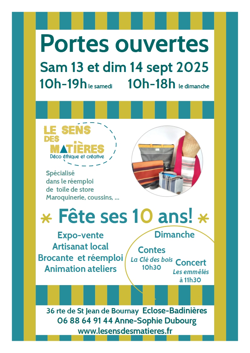 Portes ouvertes Le sens des matières